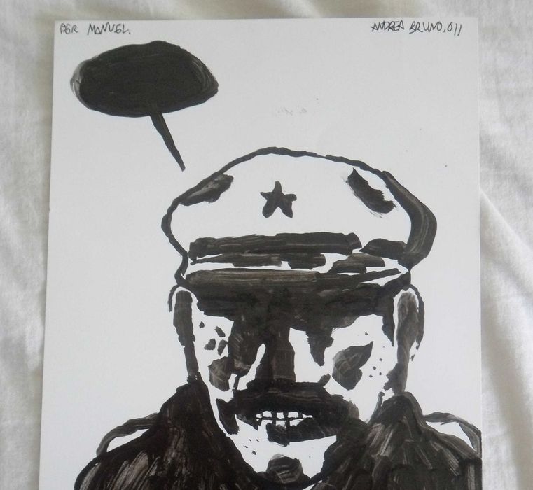 Desenho original de Andrea Bruno [BD Alternativa Italiana]