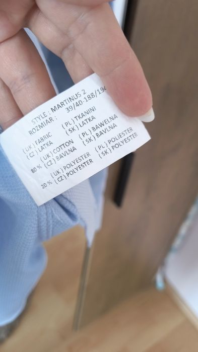 Męska koszula slim fit Polo lorente