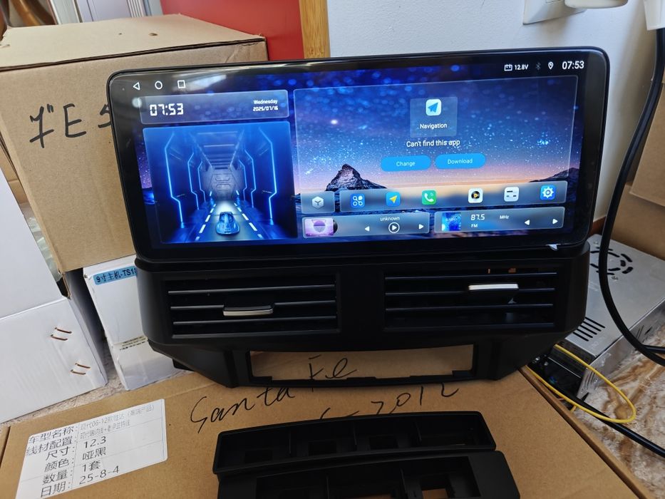 Штатная магнитола Hyundai Santa Fe 2006-12 android GPS WiFi