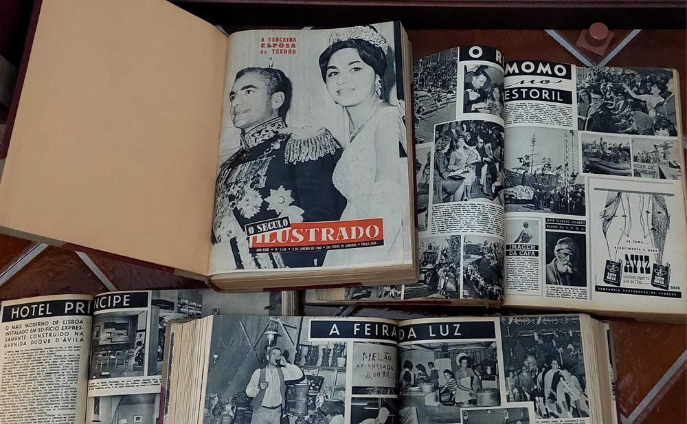 SÉCULO ILUSTRADO  - Anos completos encadernados