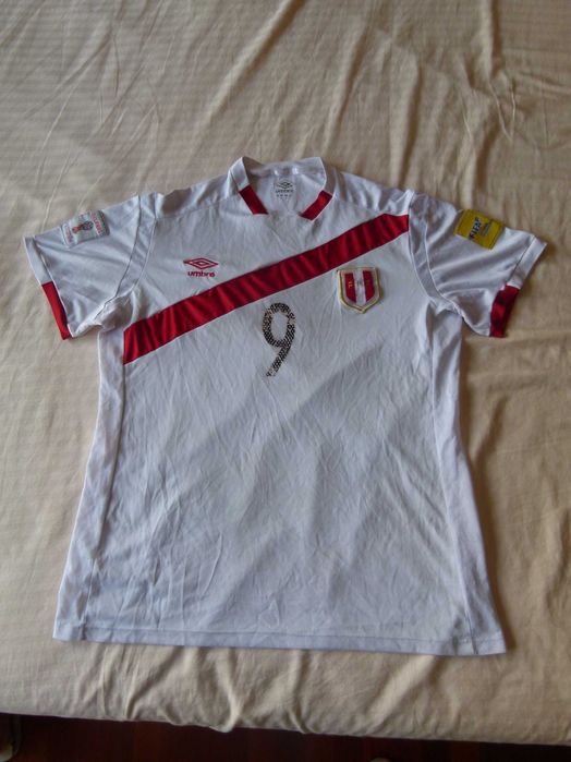 Camisola futebol do Peru usada tam L