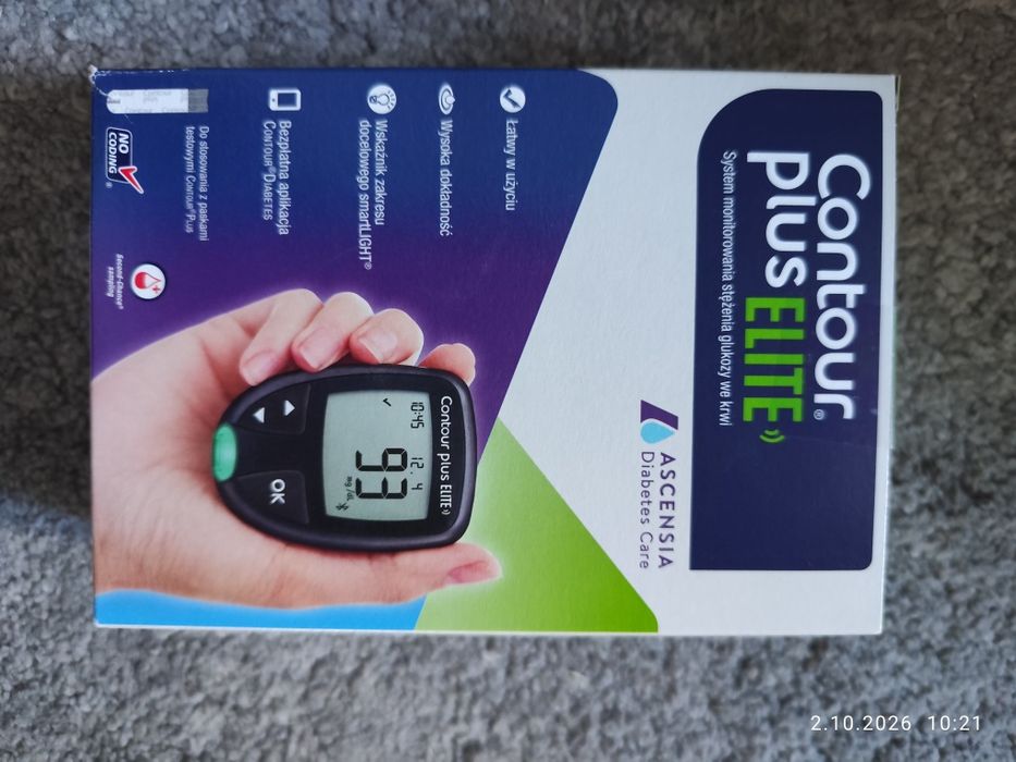 Glukometr Contour Plus Elite nowy