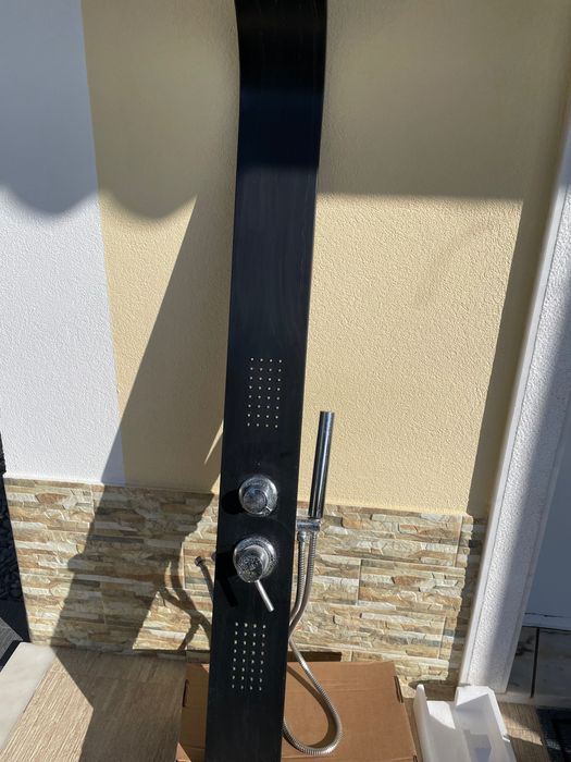 coluna de duche com chuveiro