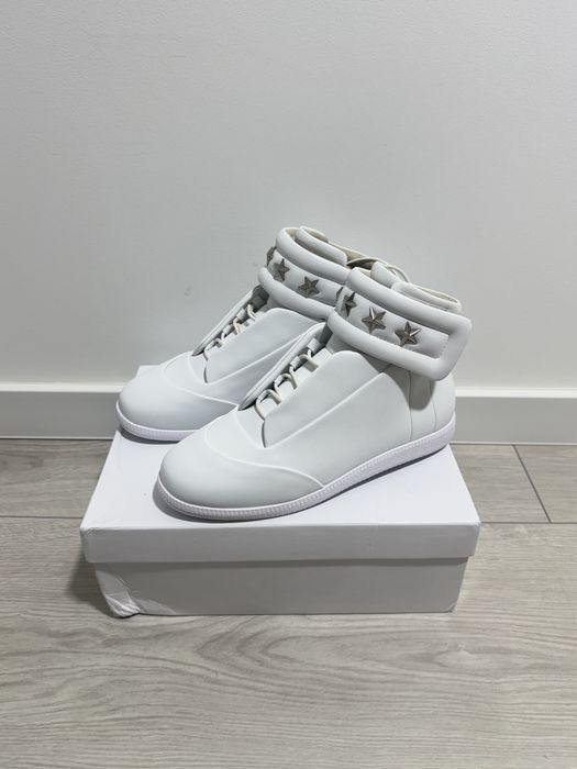 обувь Maison Margiela Future Silver Star White Shoes