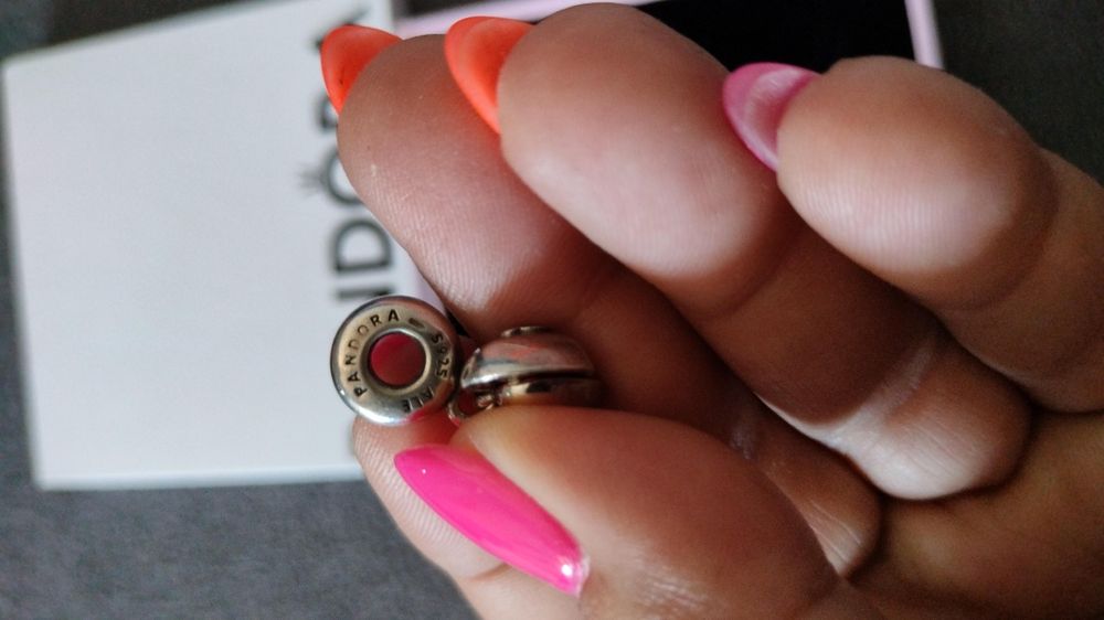 Charms koralik Pandora serce Myszka Miki i Minnie