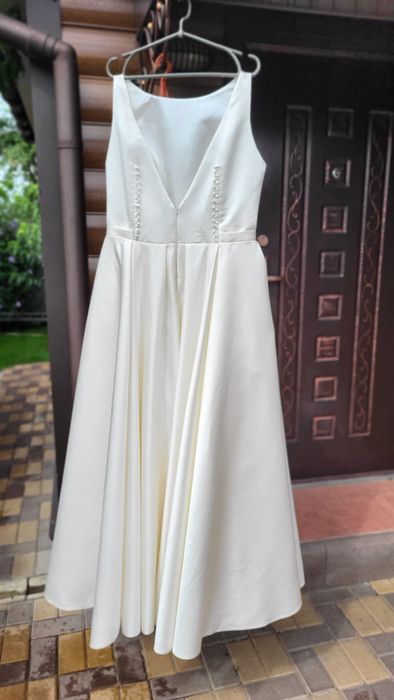 Весільна сукня розмір 48-52 + фата та взуття