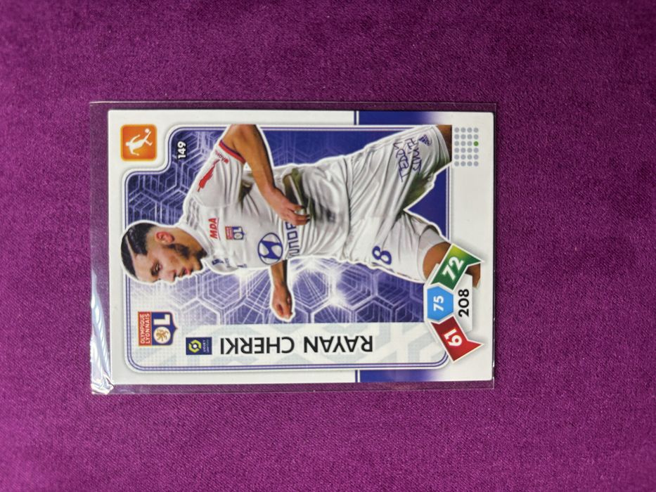 Rayan Cherki rookie card Panini Adrenalyn 2019