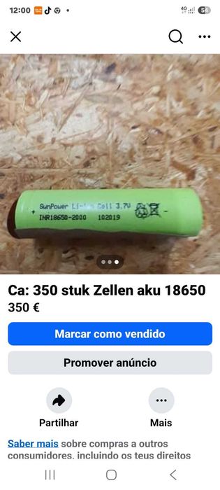 Células de  batarias