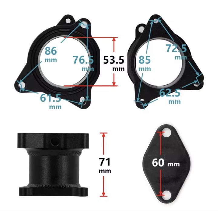 Supressor EGR 1.9 tdi PD/VP e 2.0 tdi