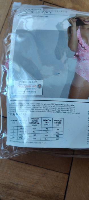 Strój kąpielowy XXL