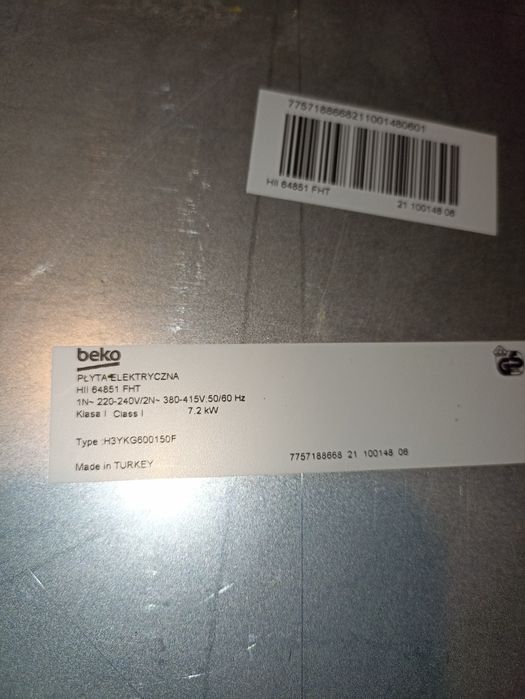 Płyta indukcyjna Beko HII 64851 FHT