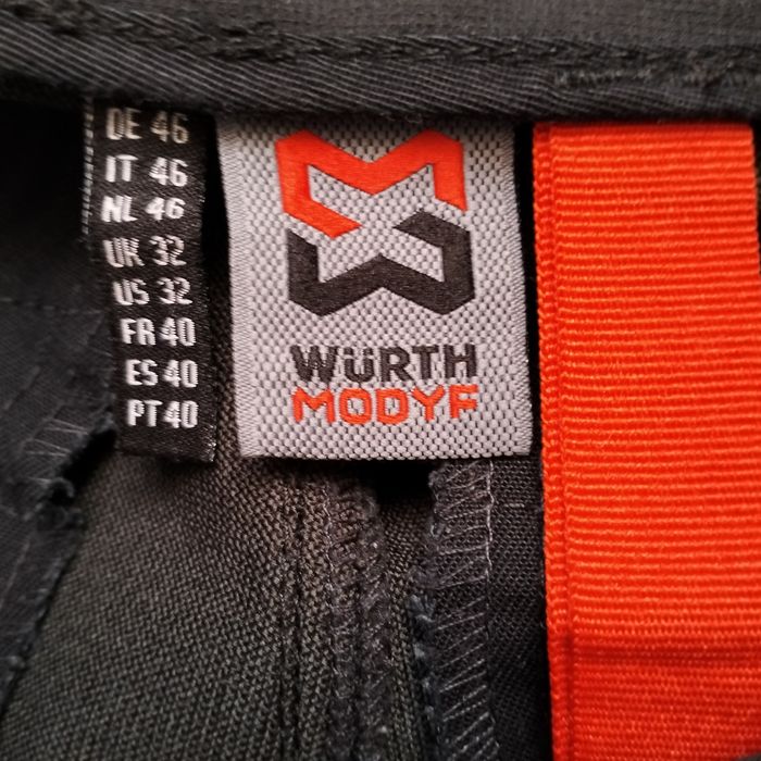 Wurth Modyf Stretch Cordura spodnie robocze roz M
