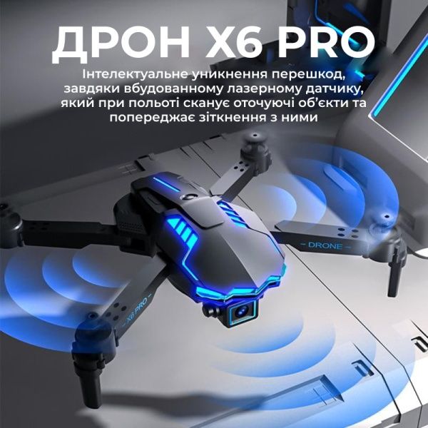 Дрон Х6 PRO з камерою дитячий квадрокоптер