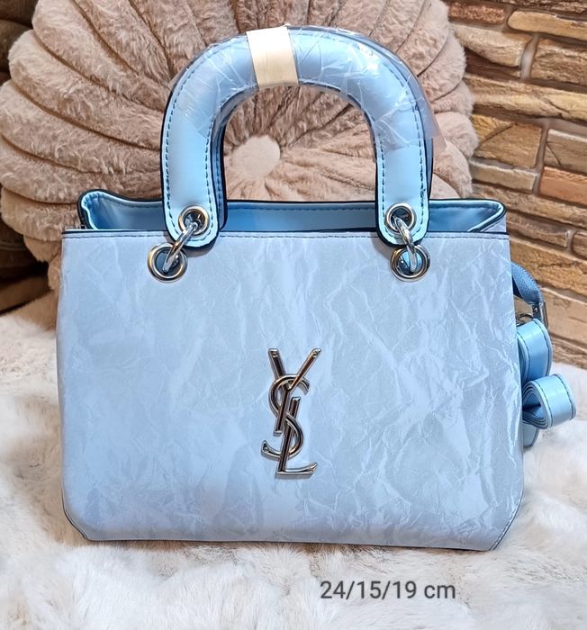 Torebka YSL 24/15/19 Niebieska nowa