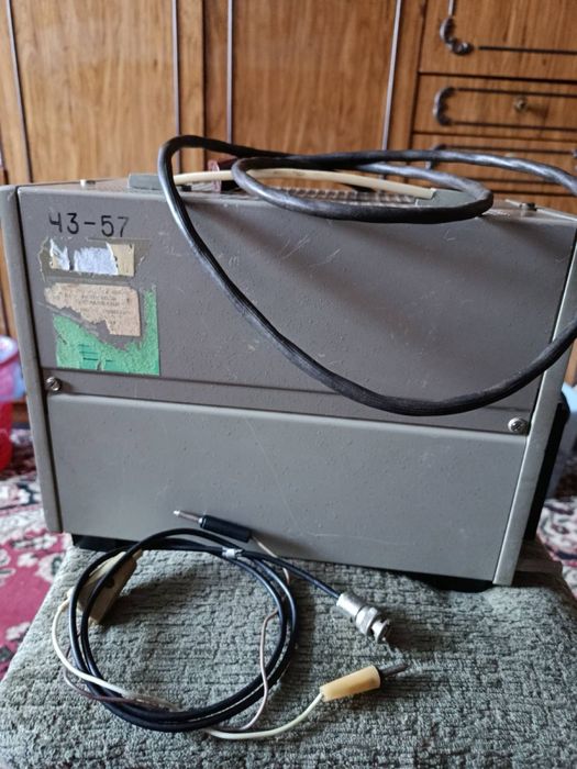 Частотомер электронно-счетный Ч3-57. Рабочий,провен + кабель.СССР 1983