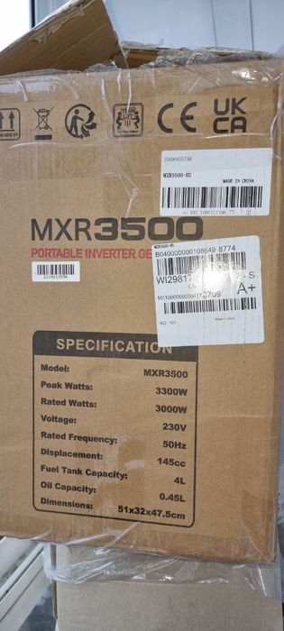 Генератор інверторний mxr 3500