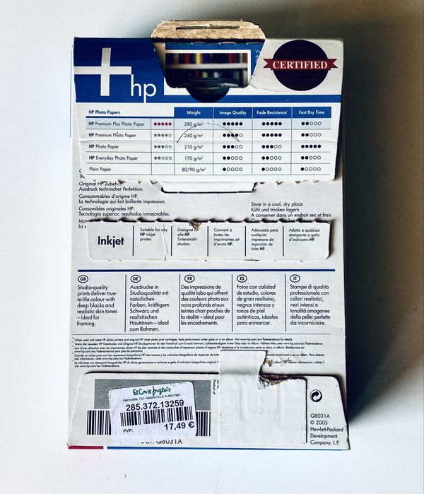 HP Photo Paper Lot – With Original Box63825531922561121