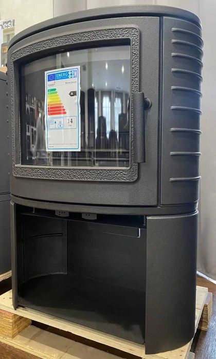 Піч-камін для великого будинку (2 поверхи) — Ravan Deluxe 14 кВт