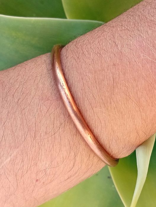 Pulseira de Cobre Maciço. Pulseira Energética. Cobre Verdadeiro.