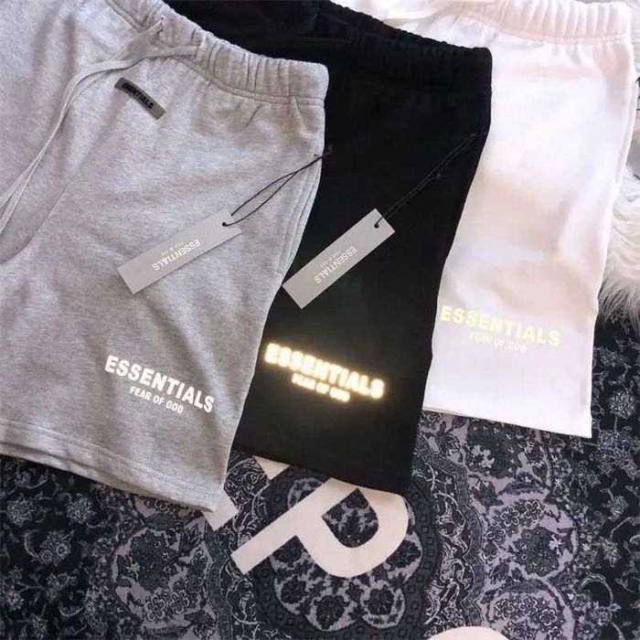 Шорти Essentials Fear Of God | Літні oversize шорти reflective logo