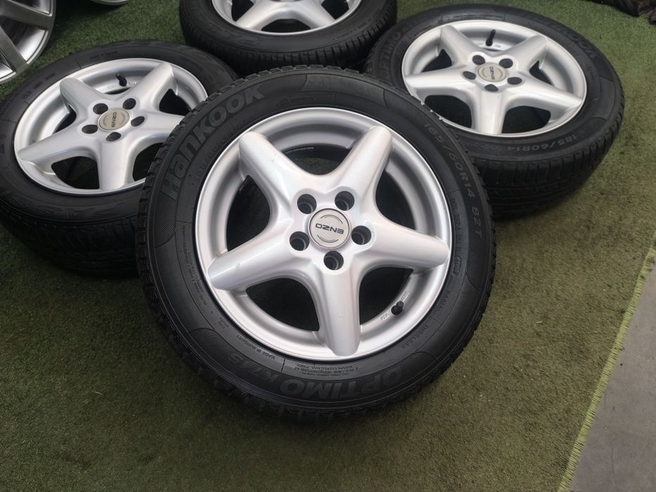 14 koła 5x100 et32 opony 185/60/14 VW Polo Fox Seat Ibiza Skoda Fabia