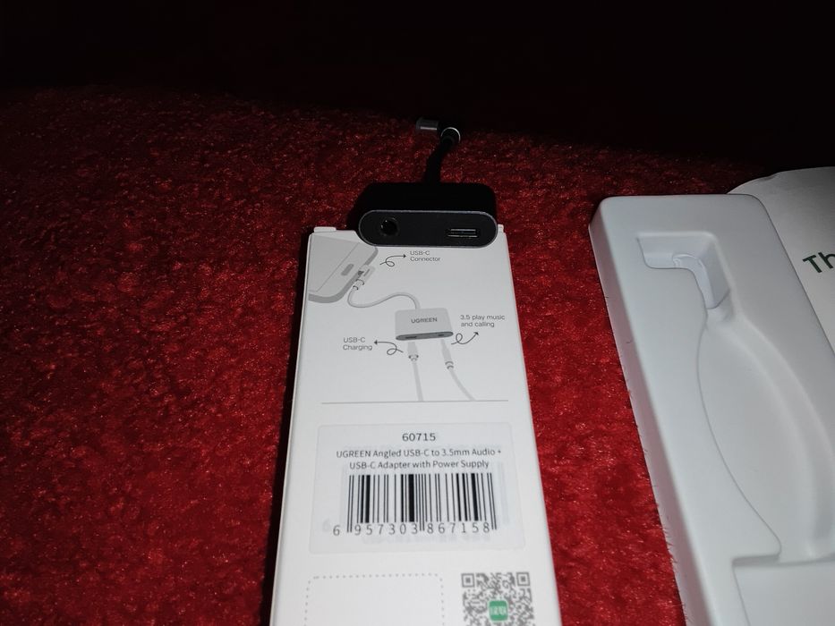 Ugreen USB C та 3.5mm аудіо адаптер