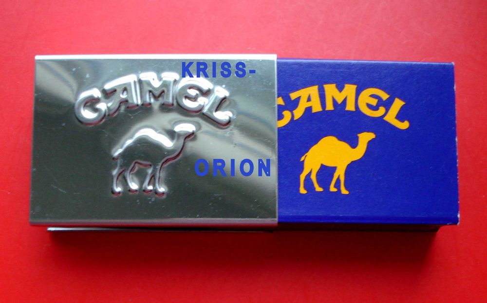 Zapałki Camel w metalowym etui - Oryginał.