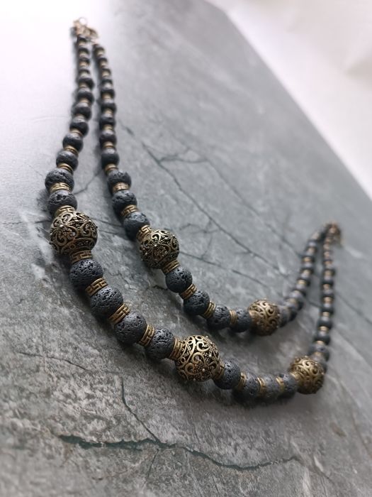 Намисто "Затишна ніч" в українському стилі