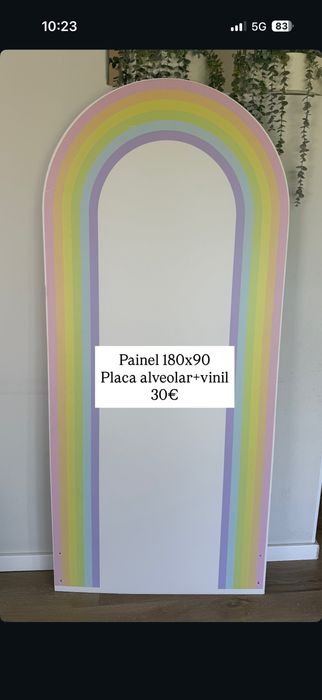 Paineis, displays e mesas de eventos