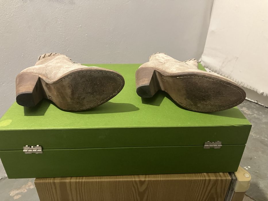 Botas Beges Camurça 38