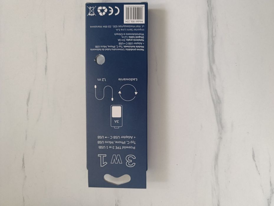 Przewód do ładowania 3 w 1