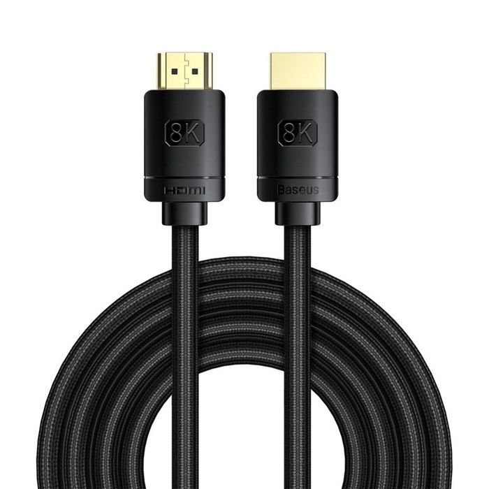 Baseus kabel HDMI 2.1 8K 60 Hz 48 Gbps … ALLM 3 m czarny (CAKGQ-L01)