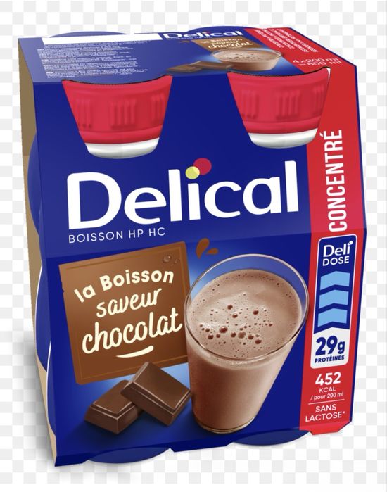 Nutridrink, fresubin, Delical concentré 4x200ml Smak Czekoladowy (pyszny) 452 kcal