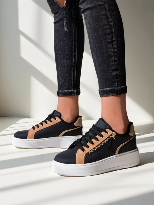 36 37 38 trampki 39 40 tenisówki sneakersy na platformie zamek wiązane