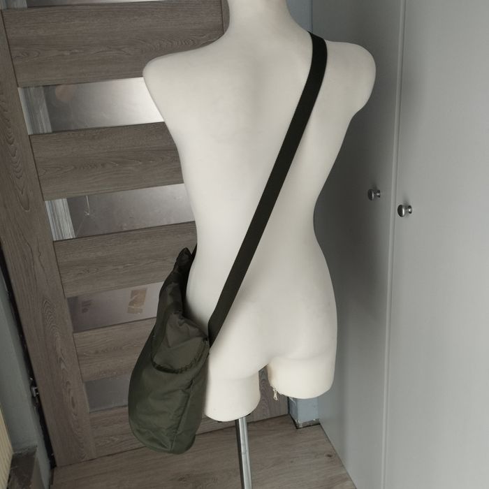 Torebka damska na ramię khaki nieprzemakalny materiał