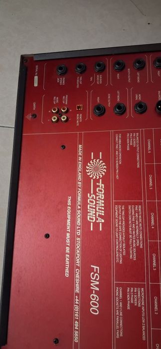 Formula Sound Fsm 600 mesa mistura analógica