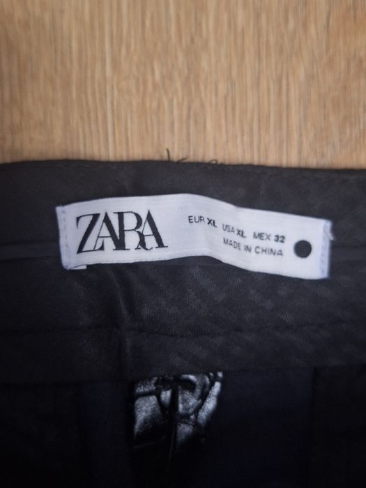 Czarne spodnie ZARA rozm. XL nowe bez metki