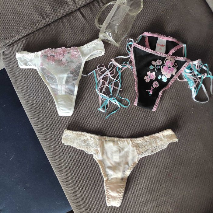 Stringi damskie 3 pary