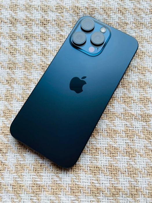 IPHONE 15 PRO MAX 256Gb ІДЕАЛ Blue Titanium NEVERLOCK ( 31227)