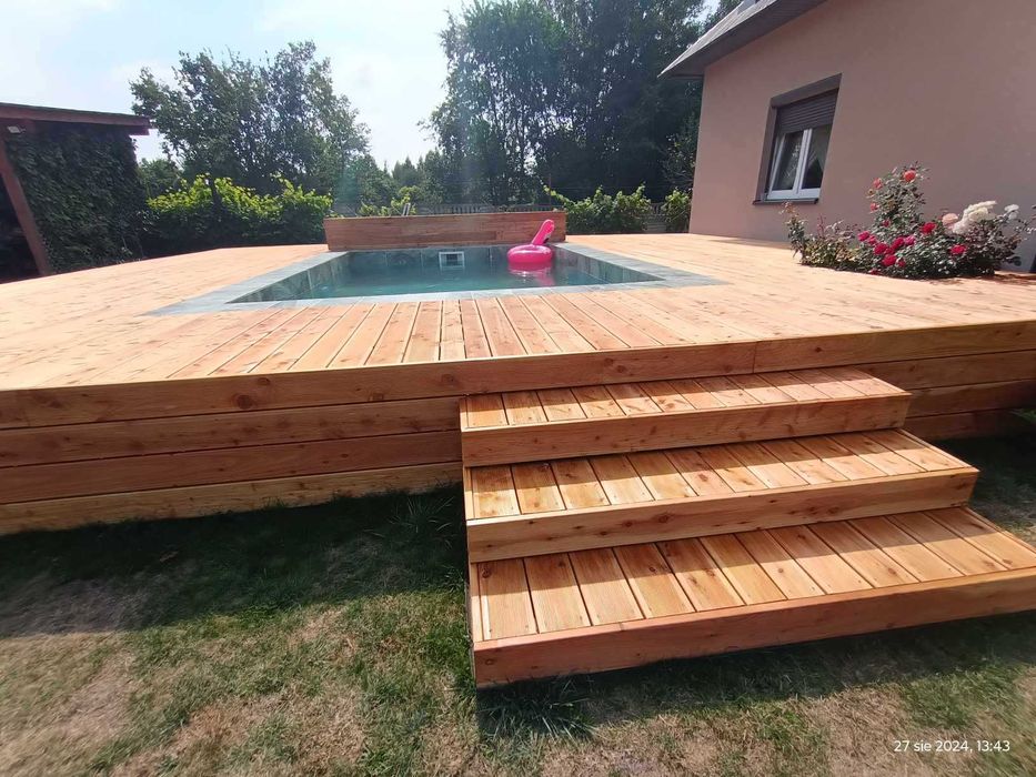 : Deska na Taras Modrzew – Do Pensjonatu / Domu – Busko