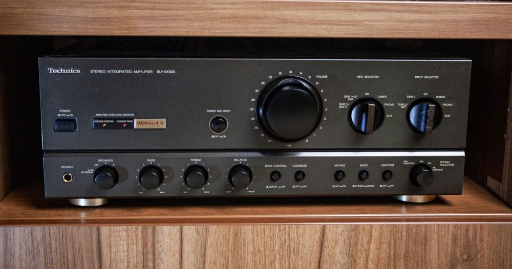 Усилитель Technics SU-VX 920 ТОП-модель 17кг ДВА ТРАНСФОРМАТОРА