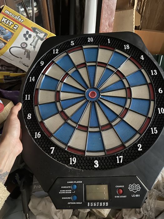 Alvo azul e preto como novo