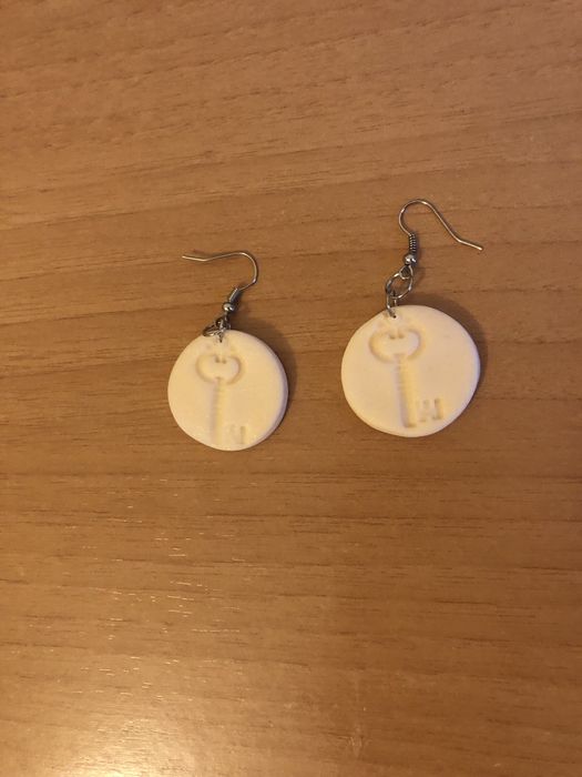 Par de brincos em polymer clay