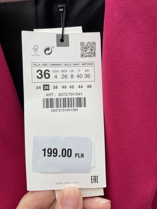 Marynarka ZARA 36 nowa