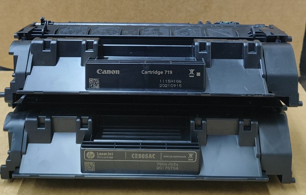 Картриджі першопрохідні оригінальні Canon 719, HP CE505