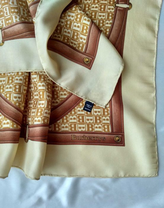 Коллекционый шелковый платок Burberrys оригинал