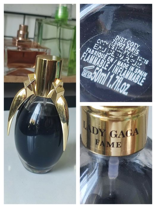 LADY GAGA FAME レディーガガ フェイム 50ml Lady Gaga Fame Black Fluid 50ml EDP Woda Perfumowana + 200ml