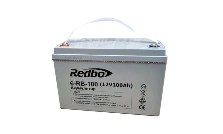 Аккумулятор Redbo 6-RB-100 12V 100Ah AGM