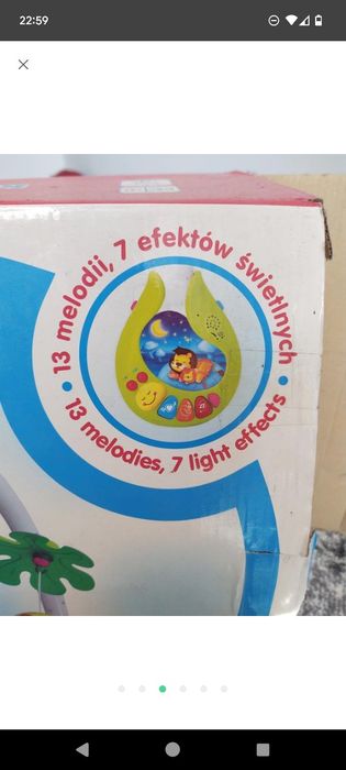 Мобіль  іграшка в колиску каруселька