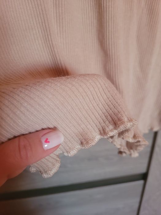 Dzianinowa sukienka w prążek Reserved 152 cm